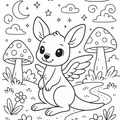 Baby Kangaroo with wings