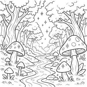 An enchanting forest full of wonder