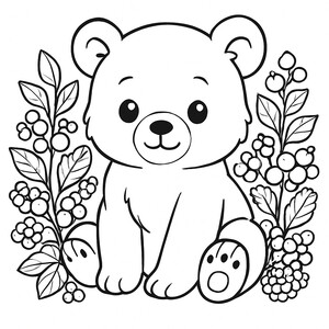 A chubby bear cub looking sweet